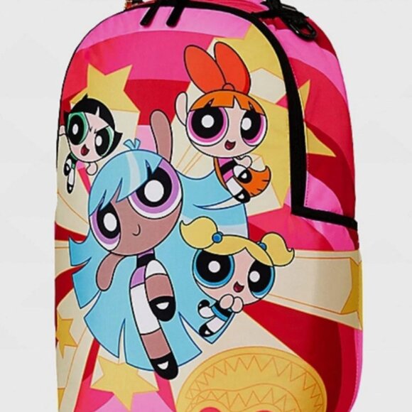 Sprayground x Powerpuff Girls Heart Shark Backpack LIMITED EDITION WITH TAGS - Picture 7 of 9